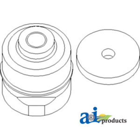 A & I PRODUCTS Cab Mount Kit 3" x4" x8" A-1286905C2
